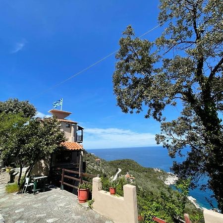 Double Studio Room In Mylopotamos With Beautifull View Tsagaráda Eksteriør bilde